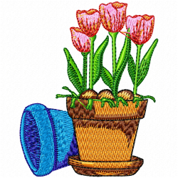 Flowers Embroidery Design 11